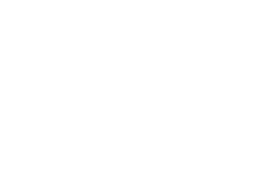 Valkoinen logo, jossa on kaksi abstraktia siipimuotoa ja sana ”vesitaito” pienillä kirjaimilla, vaaleanharmaalla taustalla.