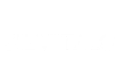 Valkoinen tausta, jossa sana SIEVITALO suurilla, lihavilla, vaaleanharmailla ja valkoisilla isoilla kirjaimilla. Fontti on moderni ja siisti, SIEVI lihavoituna ja TALO kevyempänä.